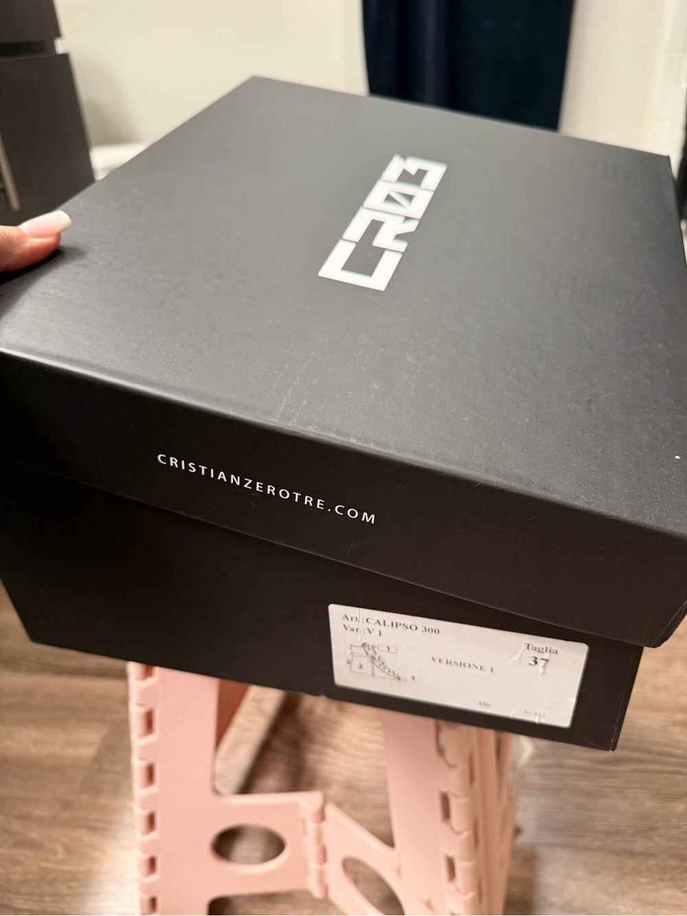 NWT Cristian Zerotre Calipso 300 Platform Sneakers Black EU 37 / US 6.5-7 - Picture 5 of 6
